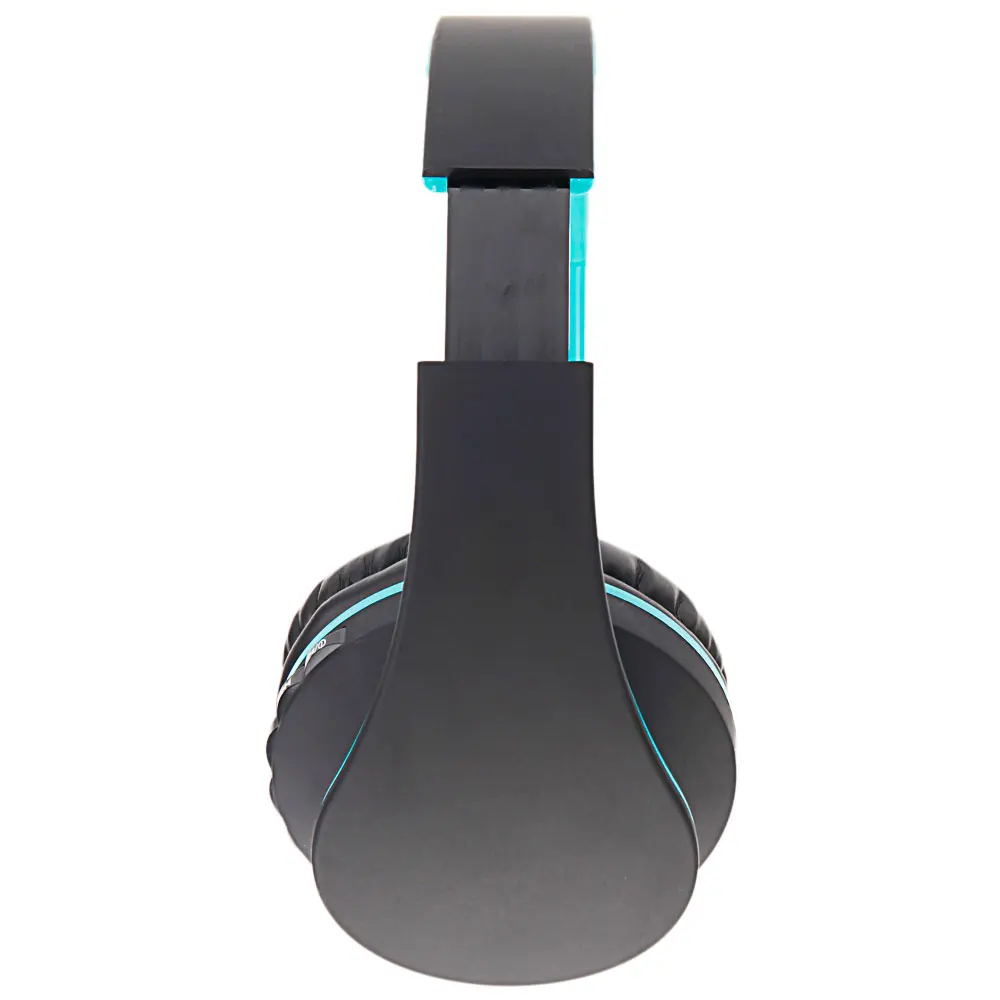 HY 811 Foldable FM Stereo MP3 Player Wired Bluetooth Headset Black Blue Headphone