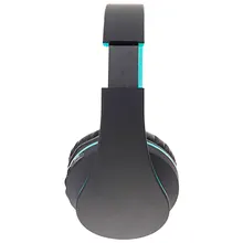 HY 811 Foldable FM Stereo MP3 Player Wired Bluetooth Headset Black Blue Headphone