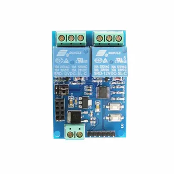 

12V ESP8266 Dual WiFi Relay Internet of Things Smart Home Mobile APP Remote Control Switch