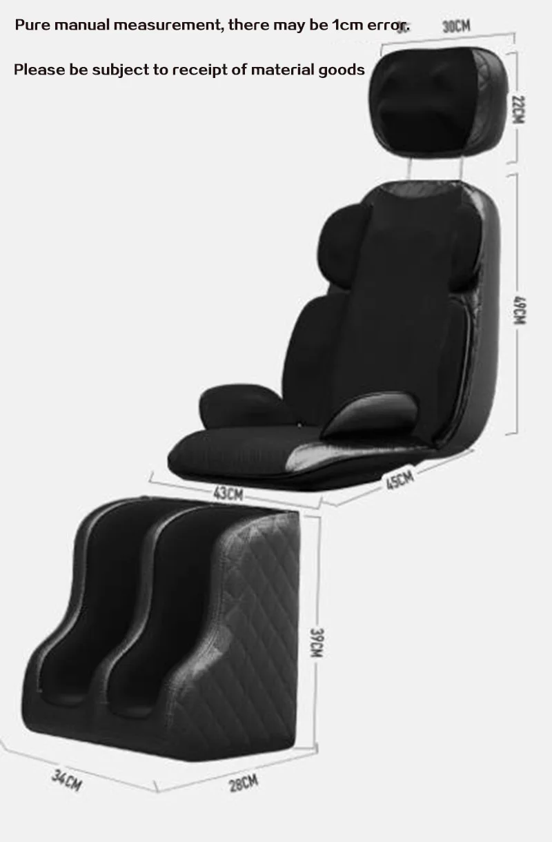 Cervical spine massager neck lumbar back massage chair cushion cushion for leaning on of whole body multi-purpose hot compress 4