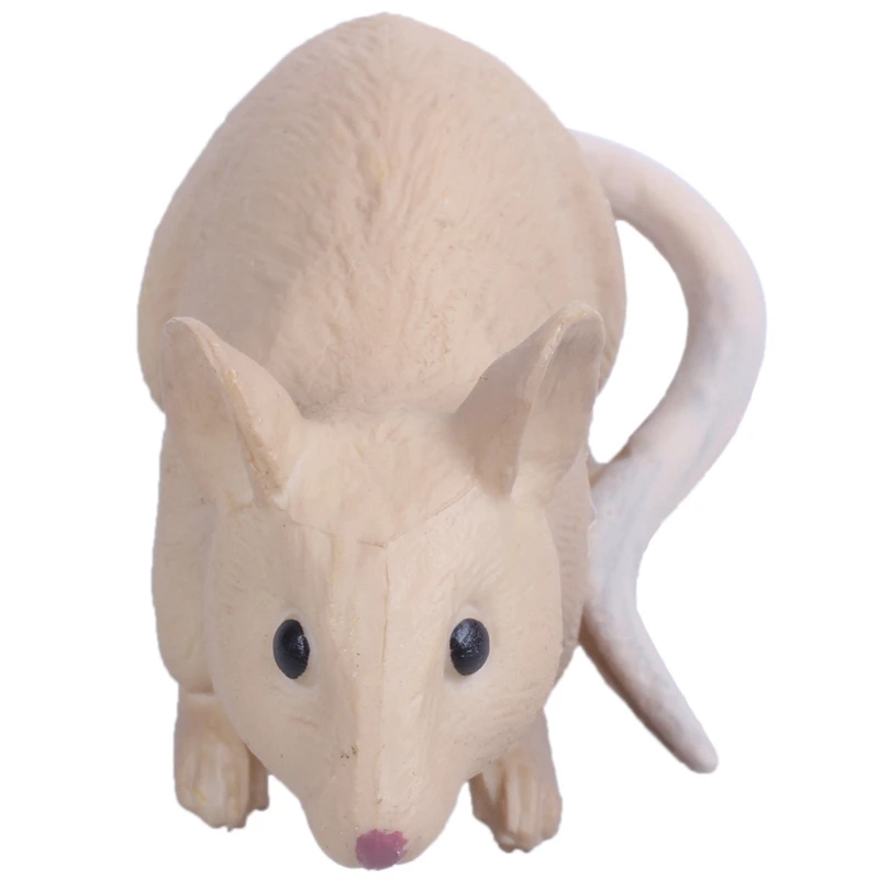 

Solid Simulation Wild Animal Mouse Statue Model Toy Minnie Mouse Hamster Child Early Learning Doll Decoration