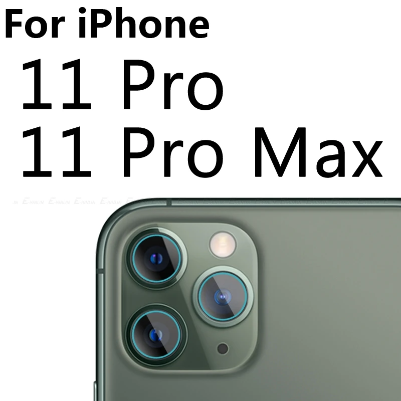 Для iPhone 11 Pro Max объектив камеры защитный чехол для iPhone 11 Pro XS Max X XR 8 7 6 6S Plus защита экрана задняя пленка для объектива - Цвет: For iPhone 11 Pro