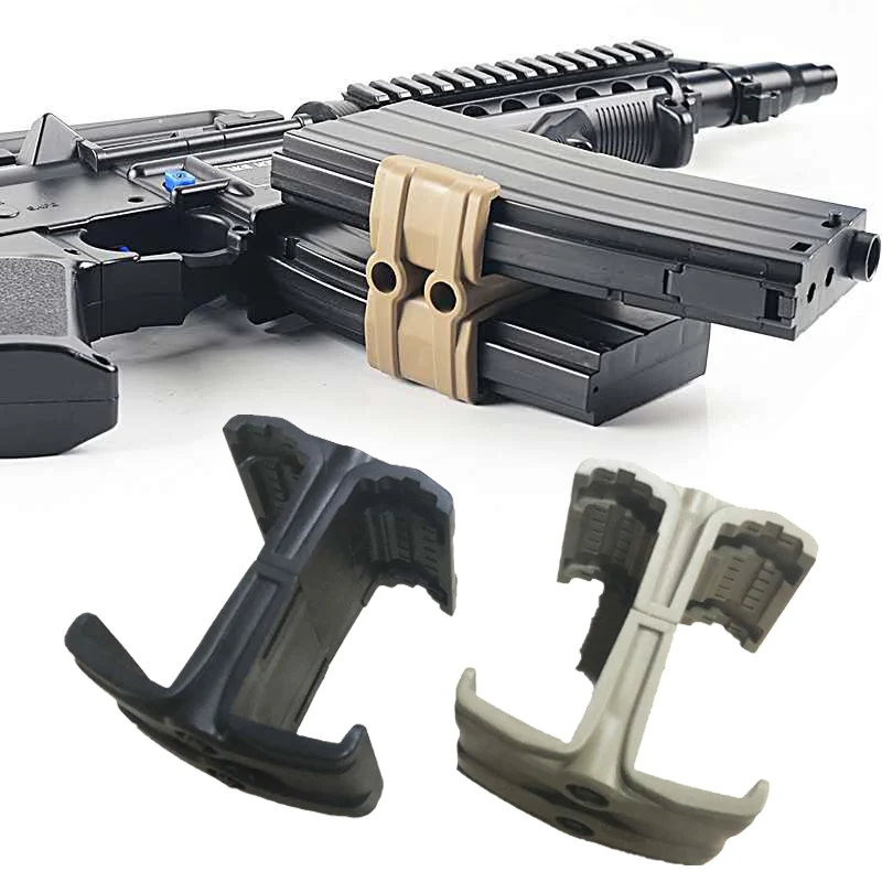 Magorui Magazine Coupler Double ABS Link Clamp Mag 5 56x45 мм NATO 30/40 круглые журналы | Спорт и развлечения