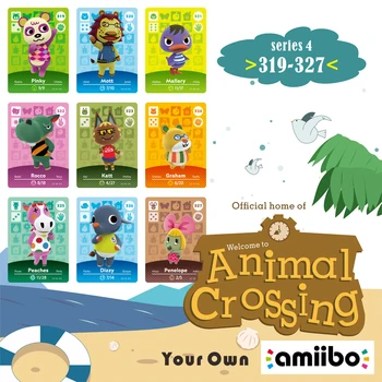 

319-327 Welcome Amiibo Animal Crossing Amibo Cards Animal Crossing Card Set Bob Card Amibo Amiibo Card Work Rosie for Ns Games