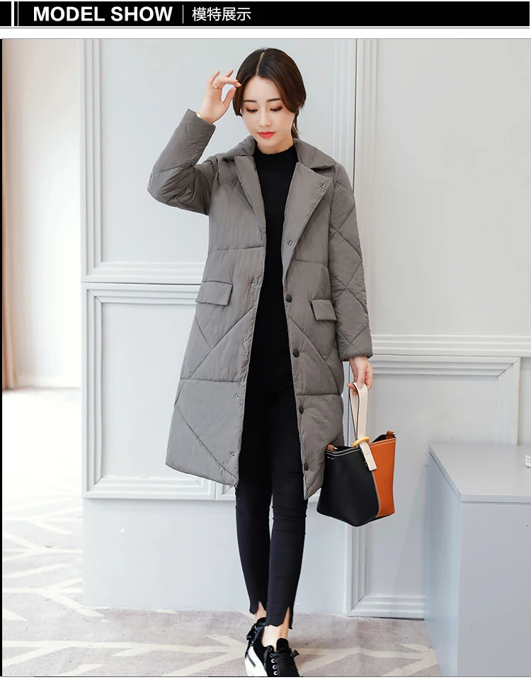 Осень, стиль, хлопковое пальто средней длины, AliExpress EBay