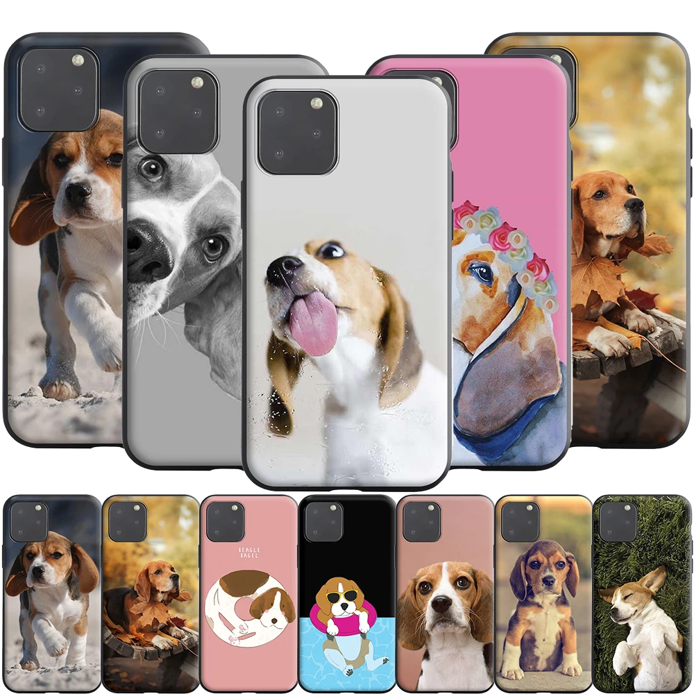 Силиконовый чехол Beagle Dog для Apple iPhone 13 12 Mini 11 Pro XS X XR Max 8 7 6S 6 Plus SE 5S | Мобильные