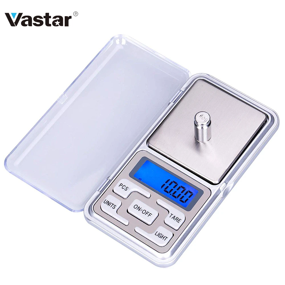 0.1G-500G DIGITAL POCKET WEIGHING MINI SCALES GOLD KITCHEN JEWELLERY SCALE HERBS