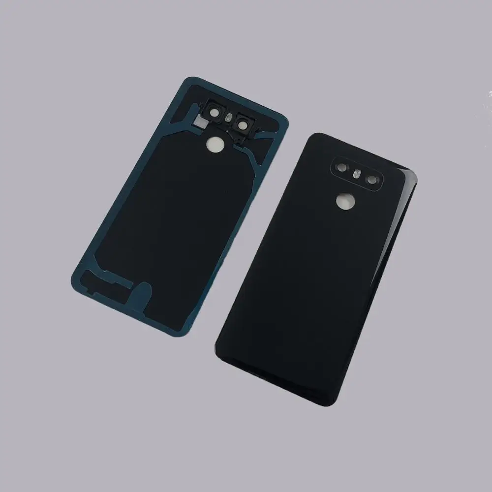 Оригинальная стеклянная крышка батареи для LG G6 LS993 US997 VS998 H870 H871 H872 H873+ Корпус объектива камеры задняя крышка клейкая наклейка