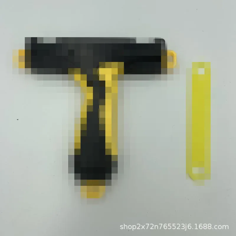 

New Style Burst Spinner Handle Lonely Handle Single Person Double Control Handle Reddish Black Yellow And Black Two-Fun Double P
