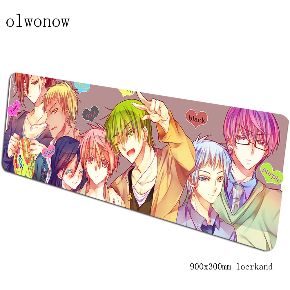 Баскетбольные коврики Kuroko 900x300x3 мм модный игровой коврик для мыши и клавиатура Коврик для мыши лучшие аксессуары для геймеров коврик для мыши - Цвет: Size 900x300x3mm