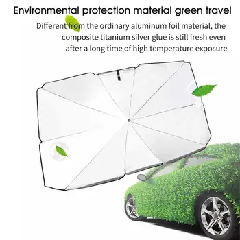 

Accessories Windshield Sunshade Outdoor Foldable Multifunctional Car Front Sunscreen Umbrella Stable Summer Heat Insulation
