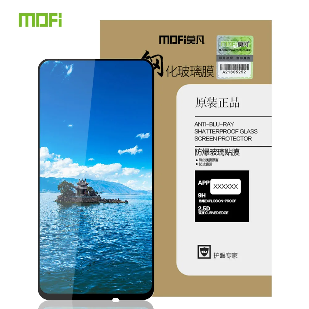 Для HuaWei Honor 9X 9X Pro стекло закаленное MOFi для HuaWei Honor 9X Pro Защитная пленка для полного покрытия закаленное стекло