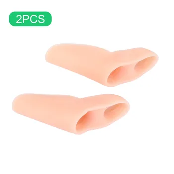 

HOT 1 Pair Silicone Small Toe Separator Eases Foot Pain Finger Toe Guard Cushion Correction Health Care
