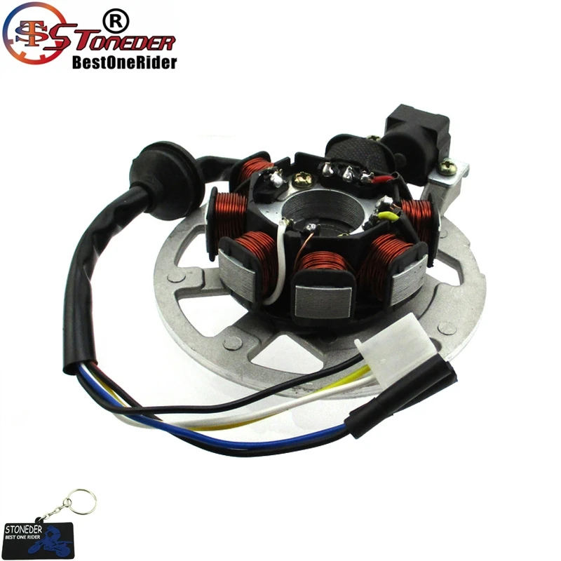 Stonder 5 проводов 7 катушек статор зажигания для 2 тактного Alpha Sports 50cc 70cc 90cc ATV 1PE40QMB