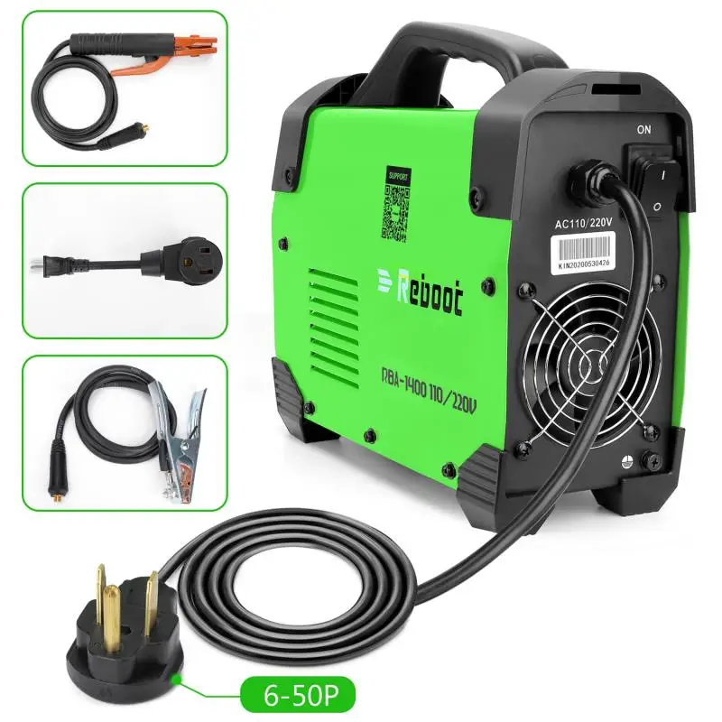 Equipo de soldadura Reboot ARC140 Inverter, MMA Lift-Tig, AC 110V/220V