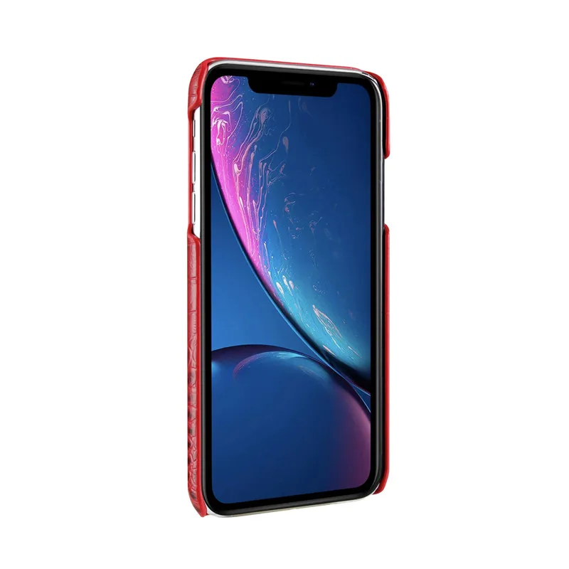 BestNull первый слой коровьей крокодиловой кожи линии задняя крышка чехол для iPhone XR смартфон