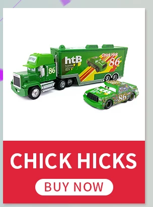 Disney Pixar Cars 2 игрушки молния McQueen Франческо Чико Хикс mack truck король 1:55 литье под давлением Металл 2 шт игрушки детские подарки