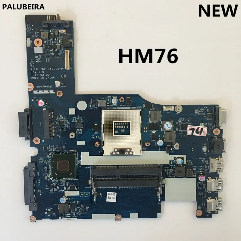 PALUBEIRA для lenovo ideapad G400S Материнская плата ноутбука VILG1/G2 LA-9902P HM76 материнская плата HD4000 GPU тест хороший
