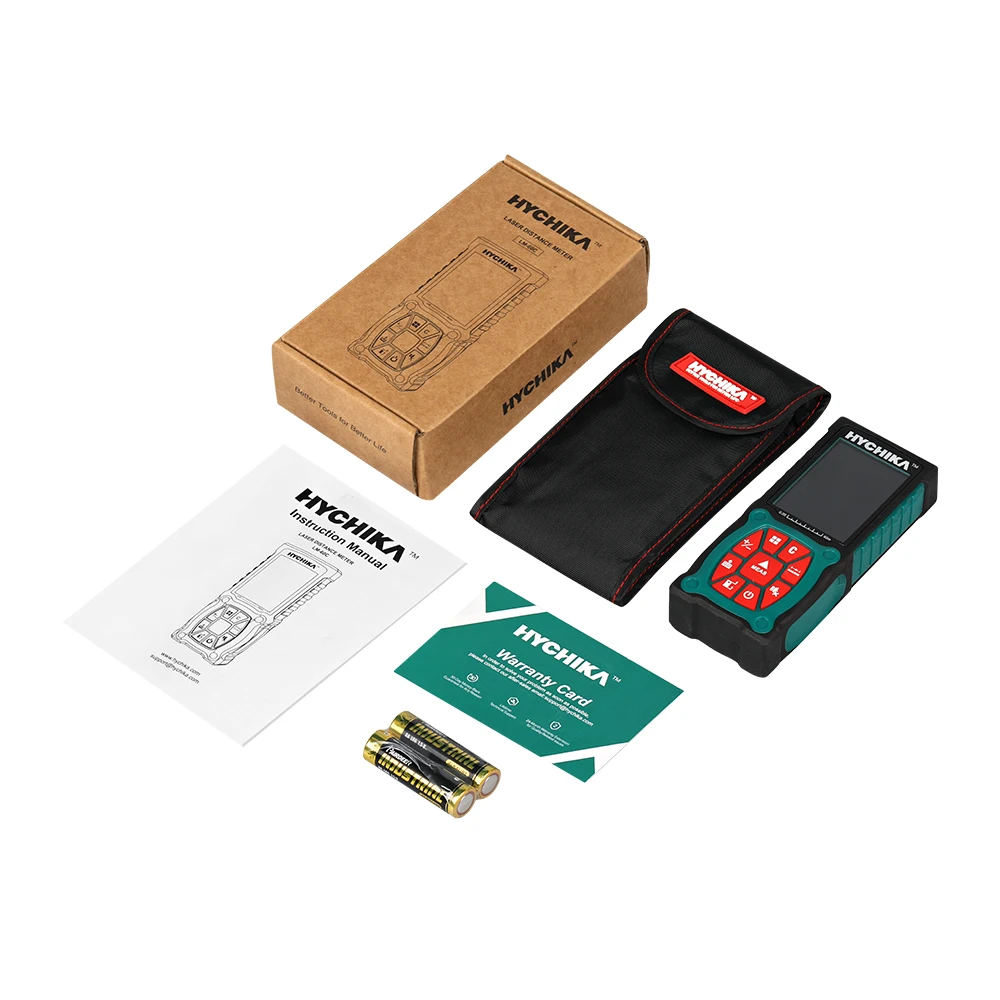 HYCHIKA Laser Distance Meter 60m Rangefinder Trena Laser Tape Range Finder Build Measure Device Ruler Test Tool HYCHIKA Laser Distance Meter 60m Rangefinder Trena Laser Tape Range Finder Build Measure Device Ruler Test Tool