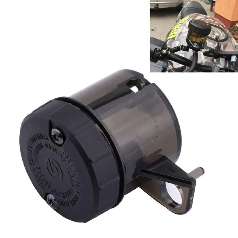 

Motorcycle parts straight push pump black transparent oil pot brake pump refit split oil pot big oil Cup round oil