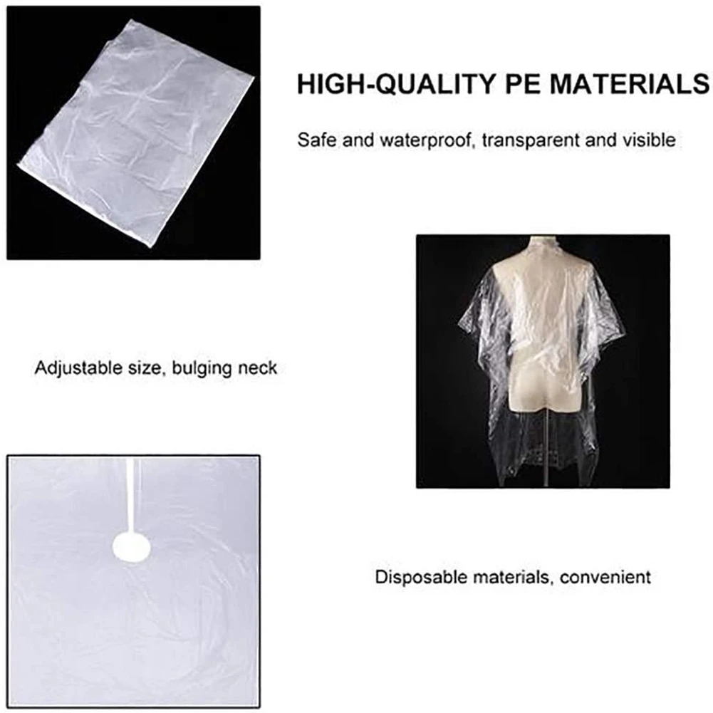 

Disposable Hair Dye Shawl Cloak Barber Haircut Scarf, 60 cm * 90 cm / 23 inches * 35 inches, Pack of 200