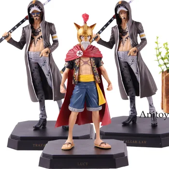 

One Piece Dressrosa Monkey D Luffy Trafalgar Law One Piece Figure Action PVC Collection Model Toys for Boys Gifts
