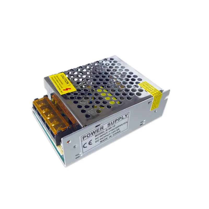 12V 5A 60W Малый Объем импульсный источник питания высокая производительность щит безопасности источник питания