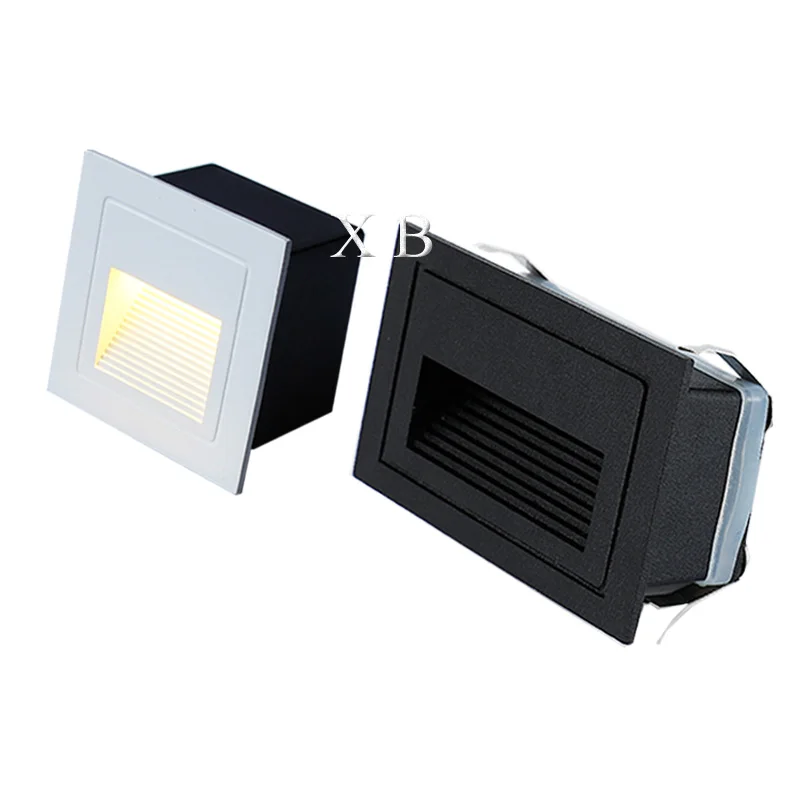 IP65 Outdoor Underground light DC12V Waterproof Stair Light Step Light Recessed buried lamp indoor Staircase Step lights 85-265V led underground light