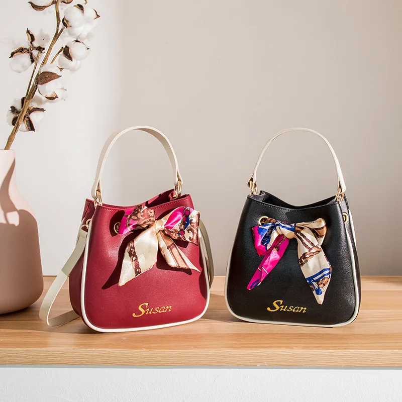 

2019 Autumn And Winter New Style I-Style Bucket Bag Trend One-Shoulder Mini Mini Messenger Bag WOMEN'S Bag