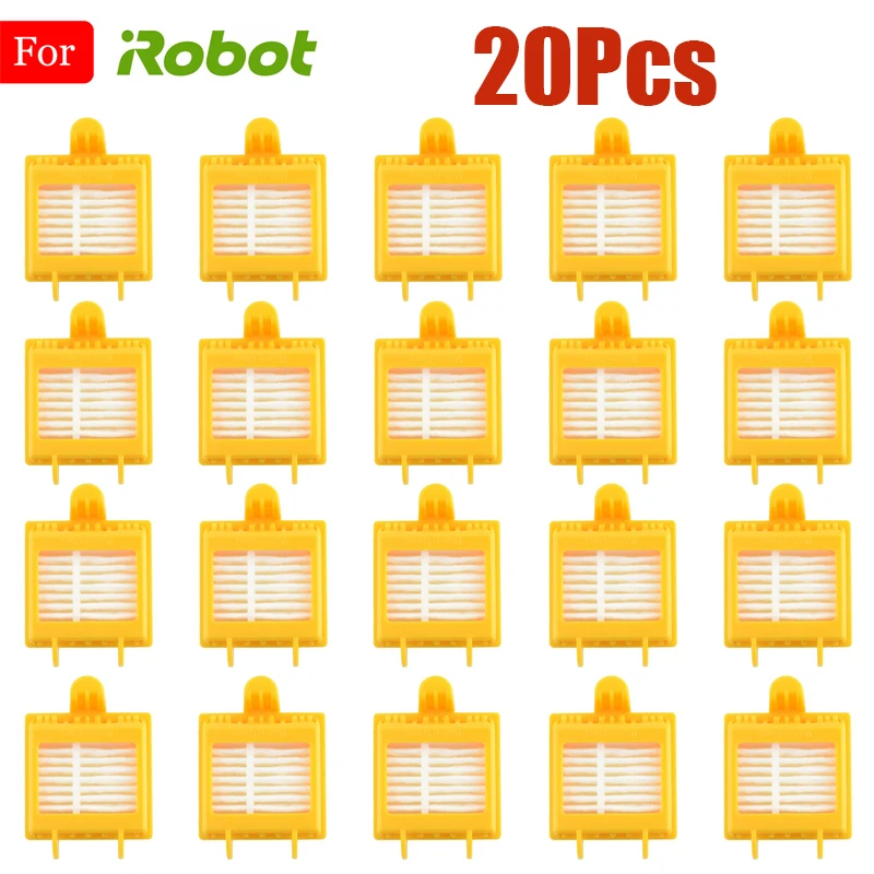 20Pcs Hepa Filter Replacement For iRobot Roomba 700 Series 760 770 780 790 Vacuum Cleaner Spare Parts Accessory Cleaning Filters | Бытовая
