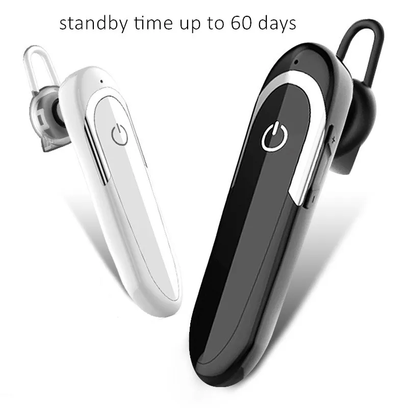 Wireless Headsets Bluetooth Ear Hook Noise Cancelling Hifi Earphone Handsfree Stereo Business Earbuds With Mic for Xiaomi Huawei