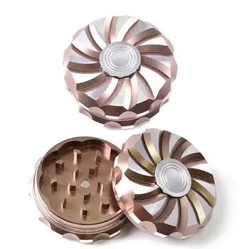 

design funny metal heavy duty high quality luxury new novelty premium unique smoking herb weed tobacco fingertip grinder