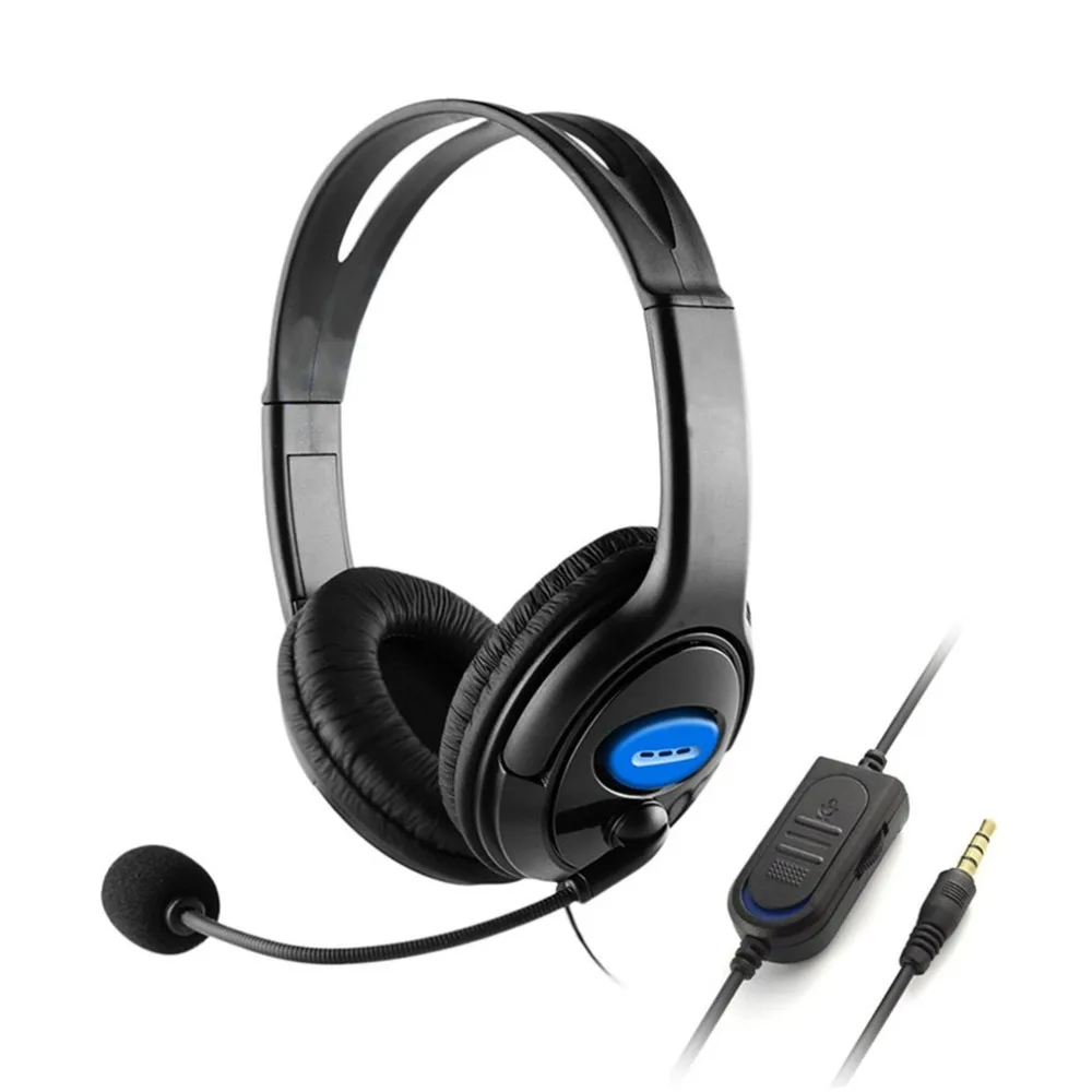 Best Wired Gaming Headsets with Mic Noise Isolating Headphones 40mm Driver Bass Stereo for Sony PS3 PS4 Laptop PC Gamer Headphone