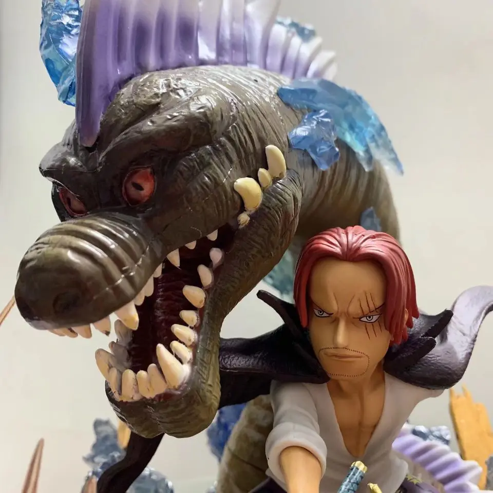 Новинка Аниме One Piece пиратские хвосты из красных волос GK статуя портрет резиновая