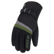 Зимние лыжные перчатки унисекс с сенсорным экраном теплые водонепроницаемые ветрозащитные флисовые перчатки для сноуборда мотоциклетные перчатки для катания на лыжах