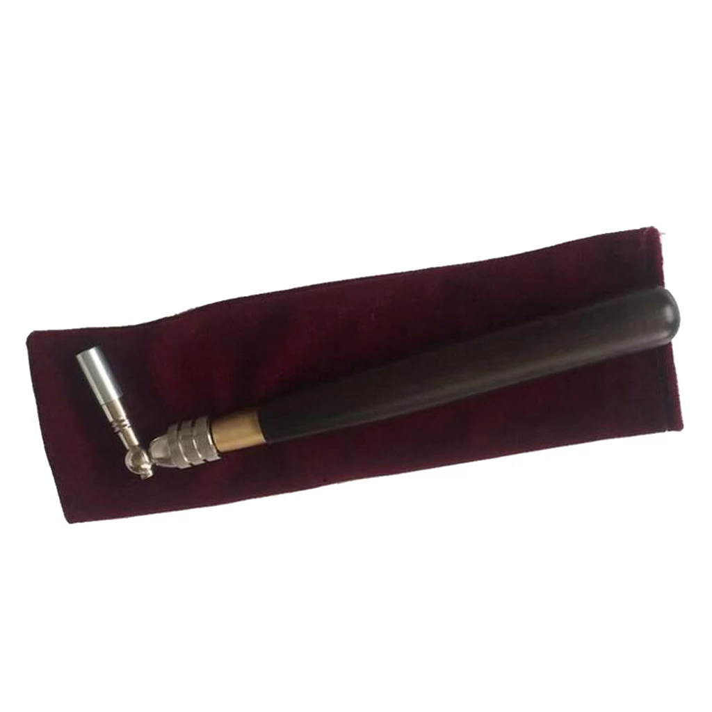 

Piano Tuning Lever Piano Wrench Hammer Musical Instruments Tool with Sandalwood Handle Adjustable Stainless Steel Head - 320mm