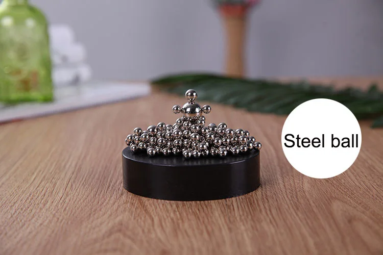 steel ball Креативный подарок DIY Набор Магнитных скульптур развивающие игрушки домашний стол украшения для бойфренда дети Человек день рождения iCraft - Цвет: steel ball