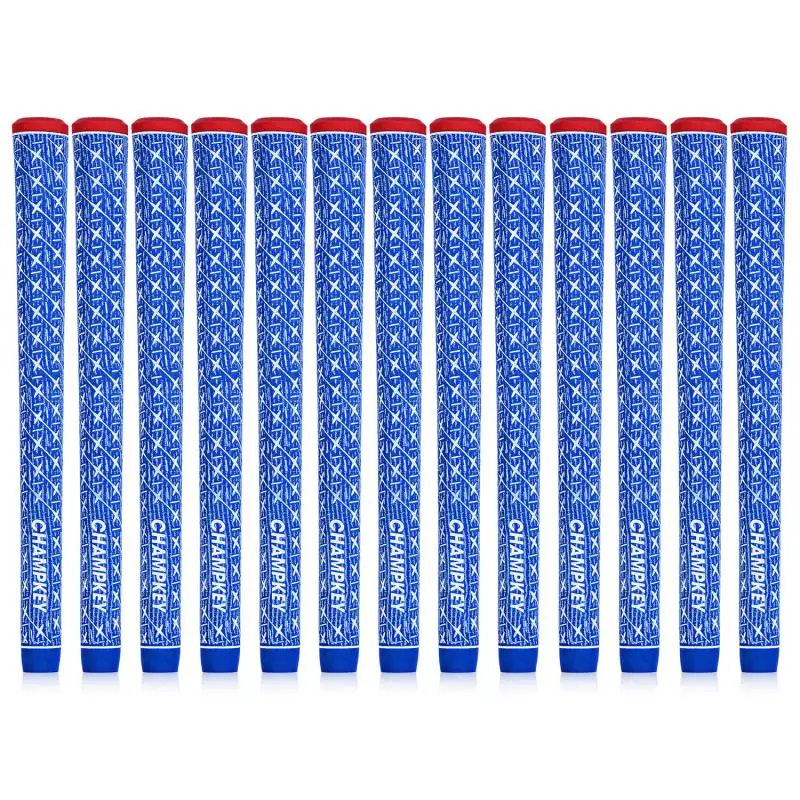 New 13PCS/Set Champkey Full Cord Red X Golf Grips Standard and Midsize- Super Stability Golf Club Grips Free Shipping