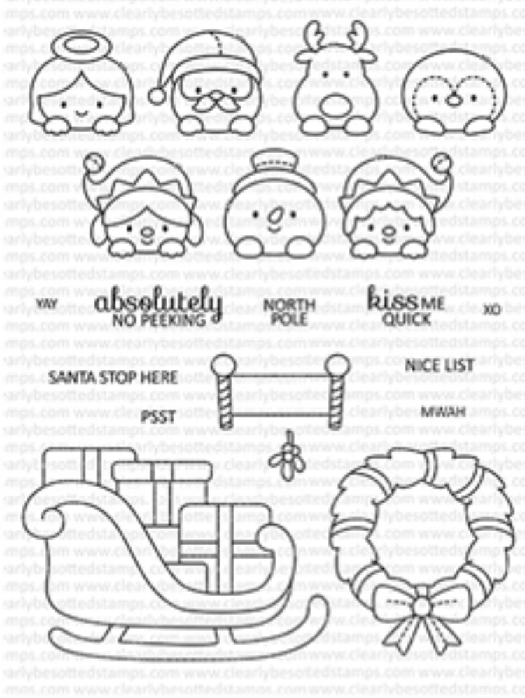 

Christmas animal Transparent Clear Silicone Stamp Seal for DIY scrapbooking photo album Decorative clear stamps A1126