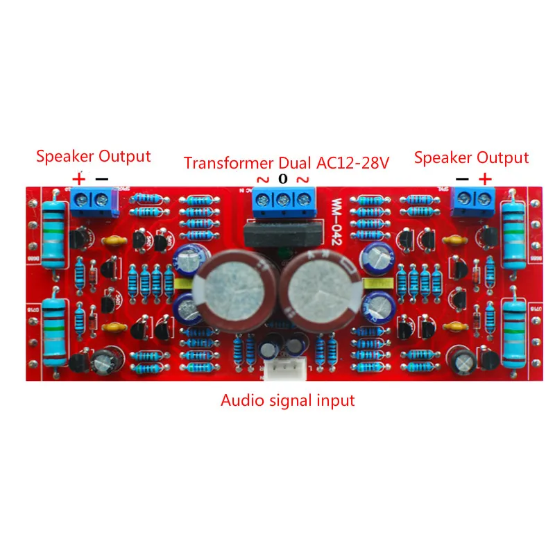 Ig-ламповые усилители аудио доска DIY наборы A1943 C5200 двойной AC12-28V усилитель высокой мощности доска стерео HIFI ламповый уровень температуры