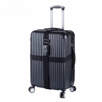 

Travel TSA Coded Lock Packing Strip For Luggage Nylon Packing Band With Customs Combination Lock Outdoor Strapping Bands Belt