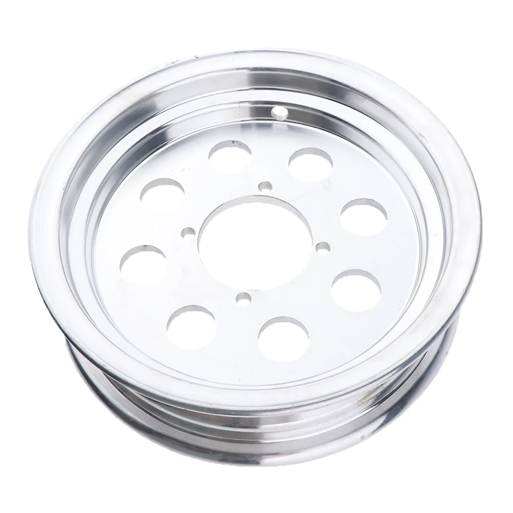 Silver Tone Tubeless Hub Tire Tyre Wheel Rim for Motorcycle Honda/Z50 Mini Trail 50/Monkey Bike
