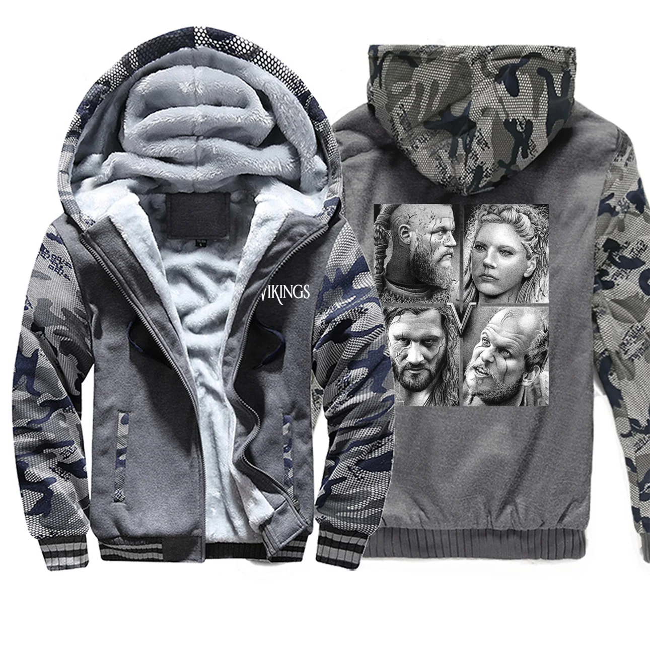 Odin Vikings куртки мужские толстовки зимние толстые Valhalla Ragnar Lothbrok Lagertha Athelstan пальто камуфляжная спортивная одежда