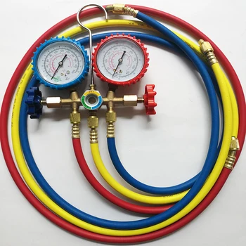 

Hot Auto Manifold Gauge Set R134A Refrigerant Charging Hose with 2 Quick Coupler For R134A Air-conditioning Refrigeration