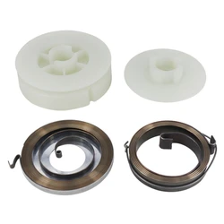 Tronçonneuse électrique, poulie de démarrage facile avec 2 ressorts, pièces de rechange pour tronçonneuse 4500 5200 5800 45cc 52cc 58cc 