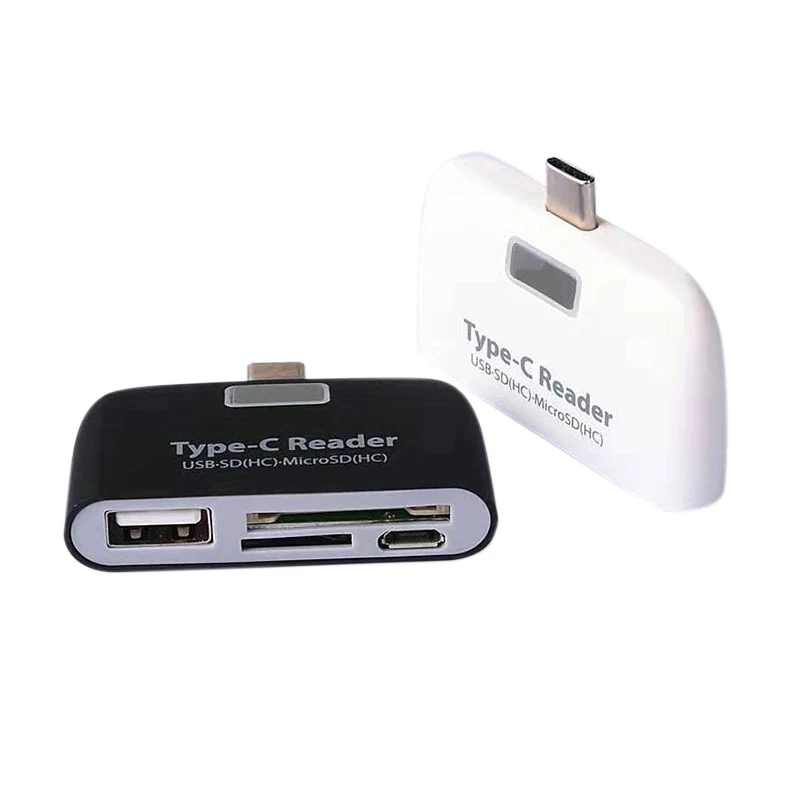 Тип C ридер USB 3,1 Карта памяти Адаптер Тип C Usb-c Tf Sd Otg кард-ридер для Mac-book телефон планшет ридеры буквы