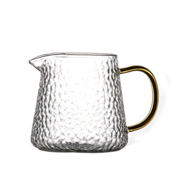 

450ML Heat-resistant Coffee Sharing Cup Glass Drip Leak Pot Household V60 Hand Rinse Teapot Public Serving Mug Tea Ceremony Tool