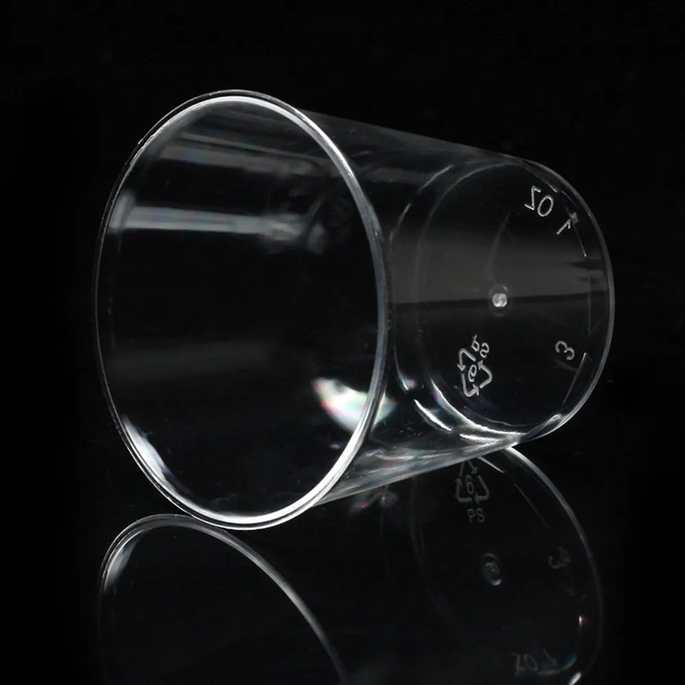 50 шт Прозрачные Жесткие пластиковые одноразовые стаканы вечерние стаканы желе кружка одноразового использования стаканы на день рождения вечерние стаканы для питья