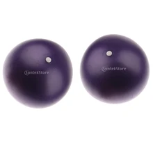 2 шт. ПВХ мяч для йоги, тренировочный мяч, анти взрыв, фитнес, облегчение боли, 15 см, фиолетовый, расслабляет мышцы