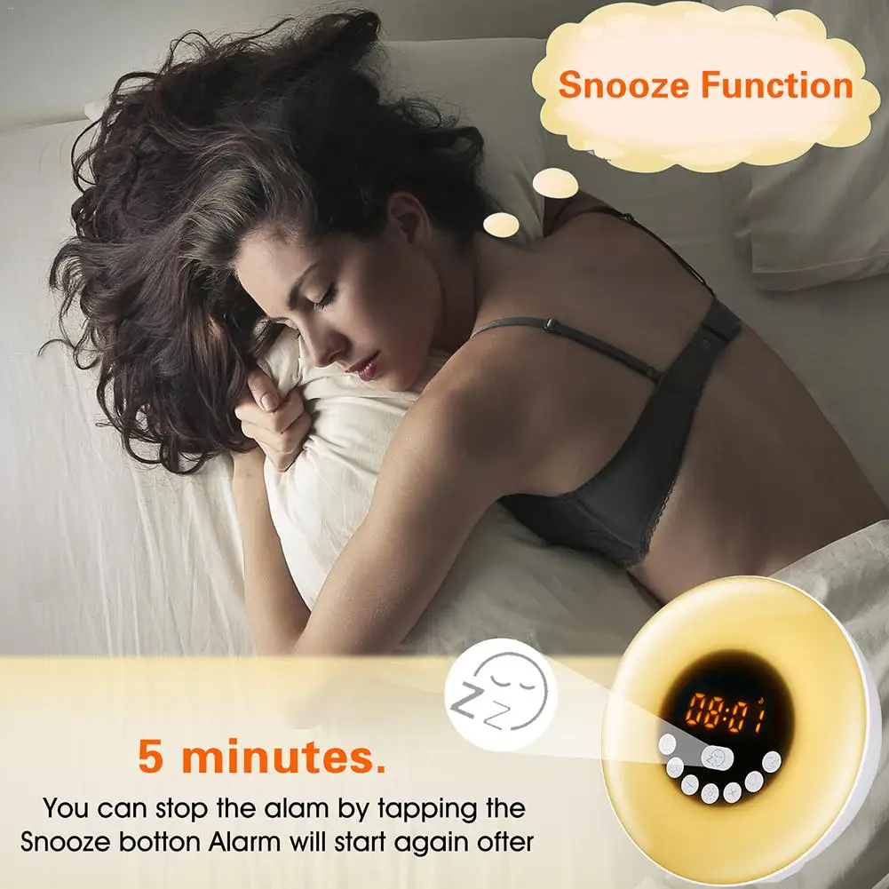 Wireless Bluetooth Speaker Intelligent Audio Desk Lamp LED Music Light Bulb Colorful Wake-Up Atmosphere Light Speaker